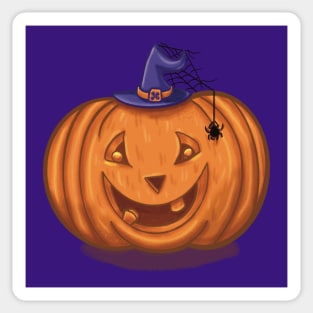 Pumpkin happy face Sticker